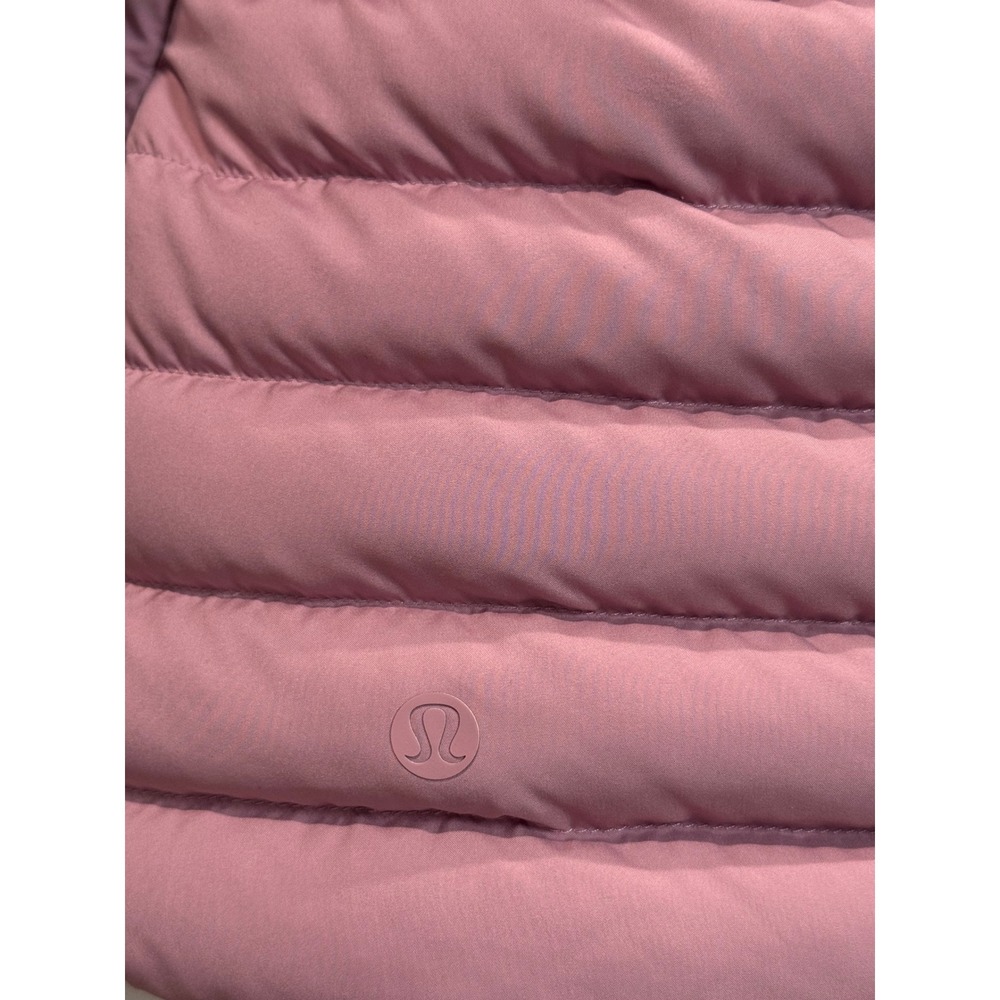 Lululemon Pack It Down Hooded Puffer Jacket Pink Taupe Women's Size 4 Full Zip - Picture 6 of 16